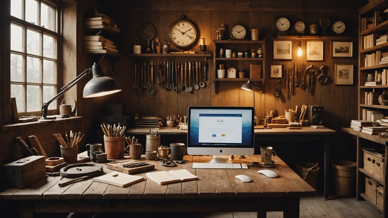 Kleines Unternehmen, ein Handwerksbetrieb in vierter Generation, Will eine Website erstellen. DIY kostet zu viel Zeit. JSPaceWorks macht es schneller und billiger.